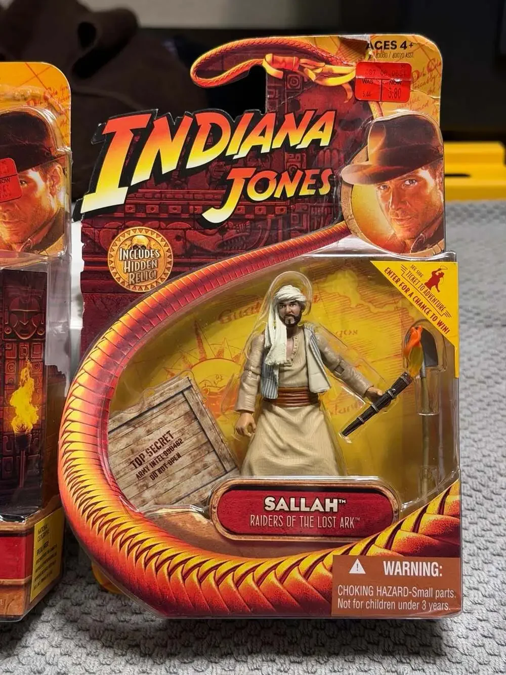 Hasbro 2008 Raiders of the Lost Ark Figure lot Indiana Jones Sallah Cairo Thugs